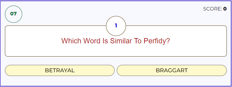 MCQ in Google Word Coach Game