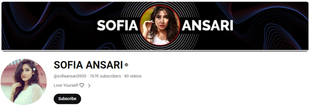 Sofia Ansari YouTube